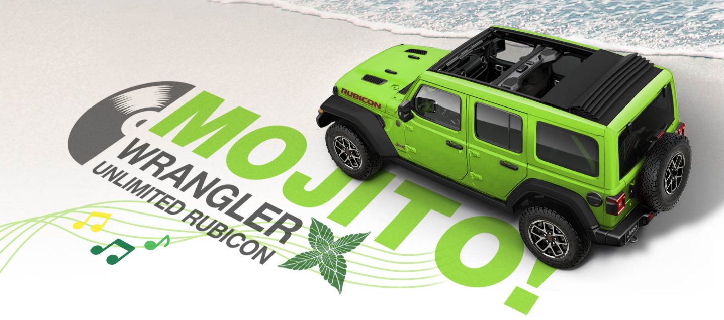 Wrangler Unlimited Rubicon Mojito! 