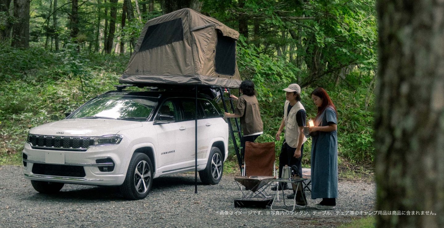 Snow Peak “Field Rise” ※画像はイメージです。※写真内のランタン、テーブル、チェア等のキャンプ用品は商品に含まれません。