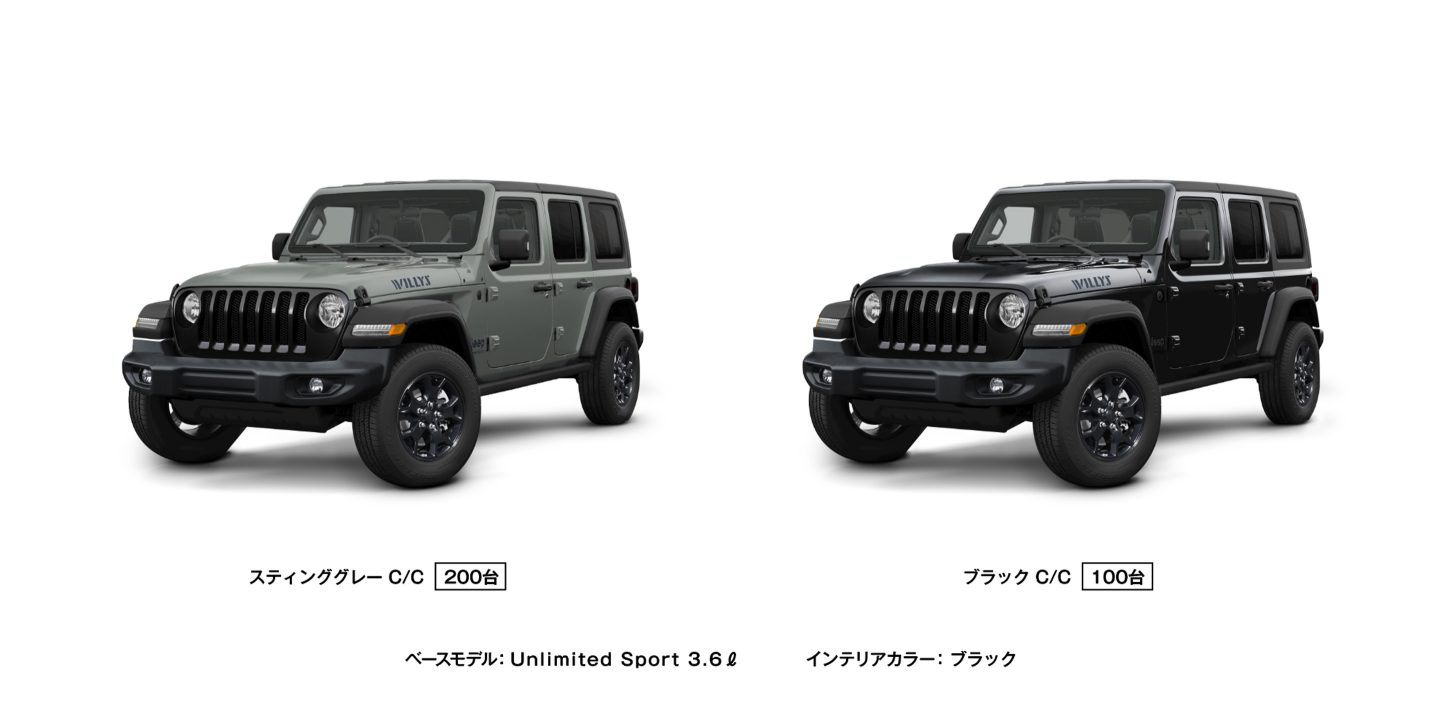 Wrangler Unlimited Willys 特別限定車 Jeep